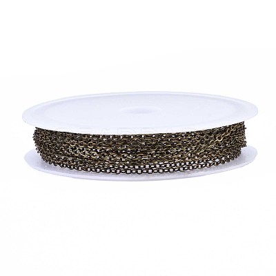 Brass Cable Chains CHC-T008-08AB-1