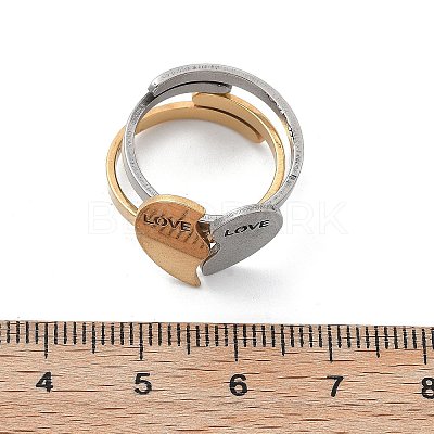 304 Stainless Steel Cuff Rings LS-RJEW-K287-04A-1