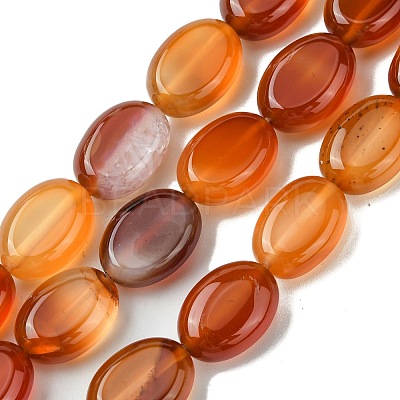 Natural Red Agate(Dyed & Heated) Beads Strands G-K365-B02-01-1