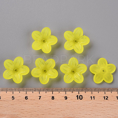 Frosted Acrylic Bead Caps MACR-S371-08A-717-1