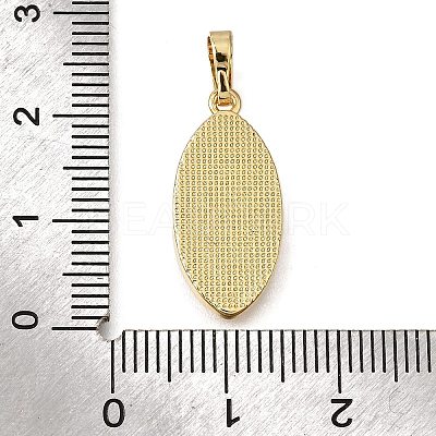Brass Shell Pendants KK-D328-01G-D-1