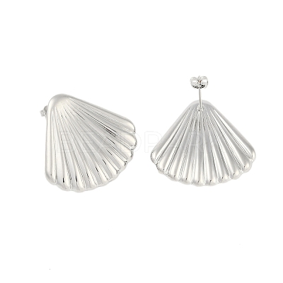 Brass Earring for Women EJEW-M259-02B-P-1