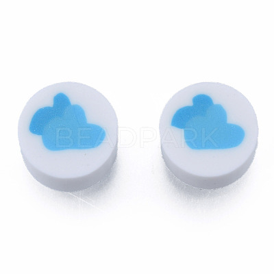 Handmade Polymer Clay Beads CLAY-N011-81F-1
