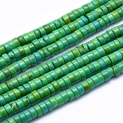 Natural Magnesite Beads Strands TURQ-G148-20-4mm-1