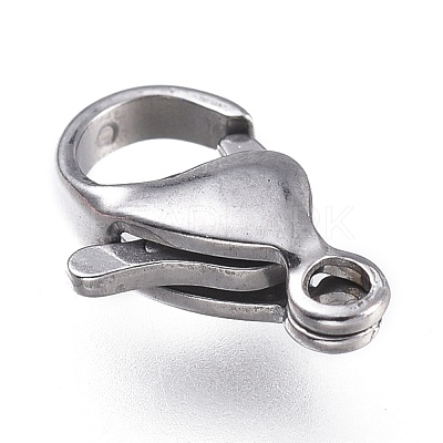 Tarnish Resistant 316 Surgical Stainless Steel Lobster Claw Clasps STAS-M281-01P-D-1