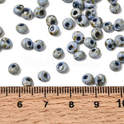 Opaque Glass Beads GL-CBA31A4-01H-1