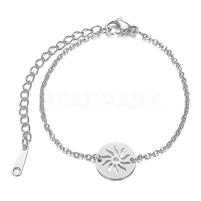 Tarnish Resistant 201 Stainless Steel Link Bracelets STAS-T040-JN013-1-1