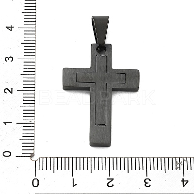 Ion Plating(IP) 304 Stainless Steel Pendants STAS-K091-01B-1