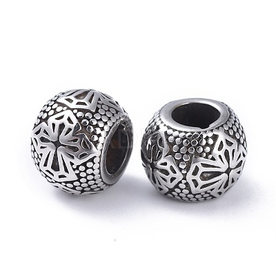 304 Stainless Steel Beads STAS-G198-05AS-1