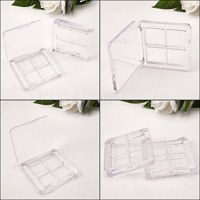 9 Pcs Transparent Empty Eyeshadow Palette JX089A-1