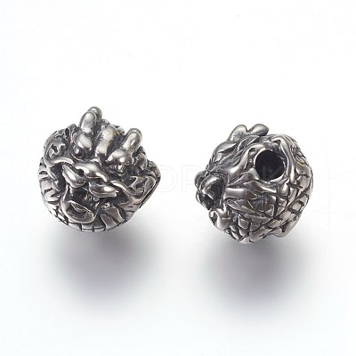 304 Stainless Steel Beads STAS-E446-17AS-1