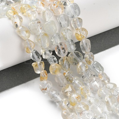 Natural Topaz Crystal Beads Strands G-P497-01C-66-1