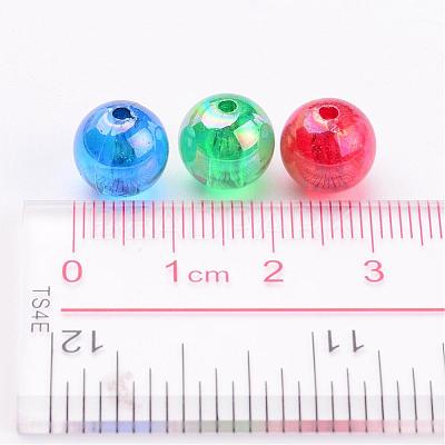 Transparent AB Color Acrylic Beads X-PL735M-1