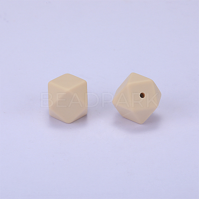 Hexagonal Silicone Focal Beads LS-SI-JX0020A-88-1