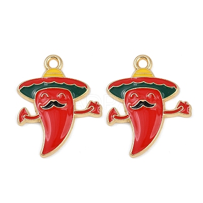 Cinco De Mayo Theme Alloy Enamel Pendants LS-FIND-M080-02D-G-1