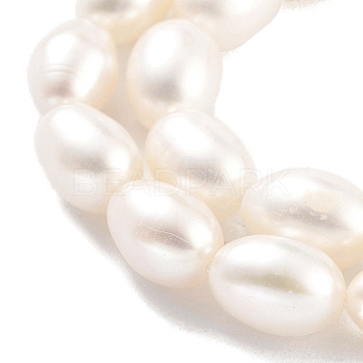 Natural Cultured Freshwater Pearl Beads Strands PEAR-P062-10F-1