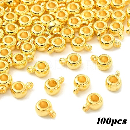 100Pcs Tibetan Style Tube Bails TIBE-YW0001-89G-1