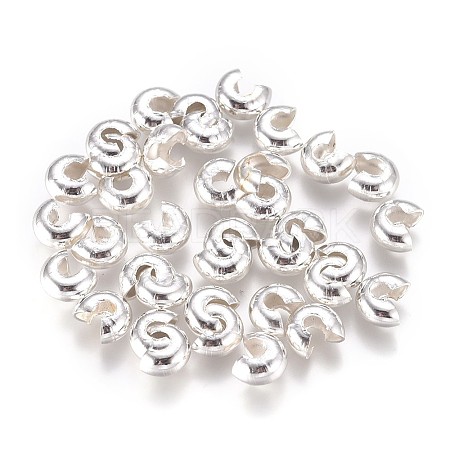 Iron Crimp Beads Covers KK-CJC0001-06C-S-1