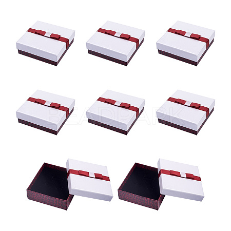 Rectangle Jewelry Set Cardboard Boxes CBOX-TA0001-02-1