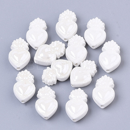 Handmade Porcelain Beads X-PORC-T005-005J-1