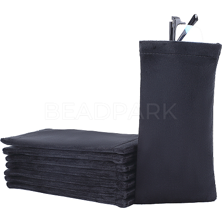 8Pcs Rectangle Velvet with Steel Glasses Case ABAG-BBC0001-15C-1