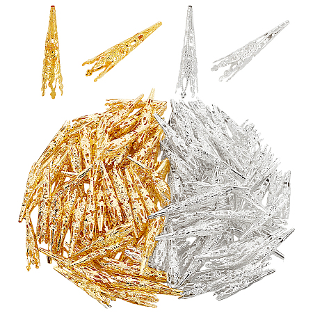 200Pcs 2 Colors Iron Bead Cones FIND-PH0023-37-1