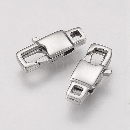 304 Stainless Steel Lobster Claw Clasps STAS-F109-19P-1