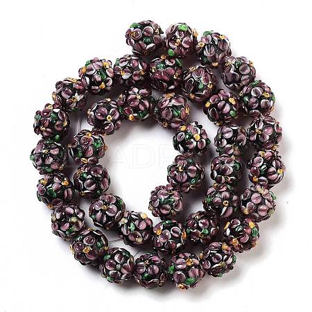 Handmade Lampwork Beads Strands LAMP-N021-015A-11-1