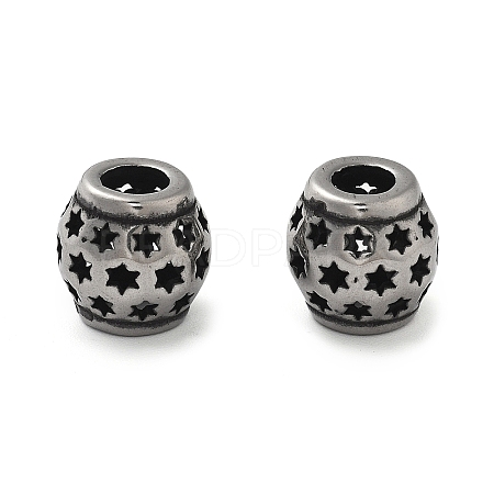 304 Stainless Steel European Beads STAS-V008-39AS-1