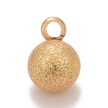 Brass Ball Charms KK-M229-73B-G-1