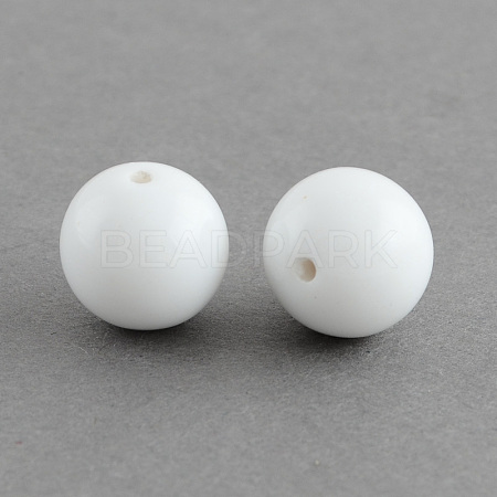 Chunky Bubblegum Round Acrylic Beads SACR-S044-12mm-01-1