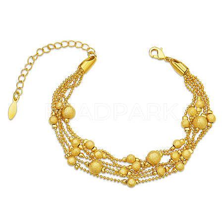SHEGRACE Brass Multi-Strand Bracelets JB629A-1