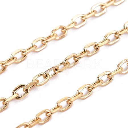 3.28 Feet 304 Stainless Steel Cable Chains X-CHS-F011-13A-G-1