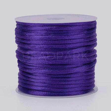 Nylon Satin Rattail Cords NWIR-L006-2mm-08-1