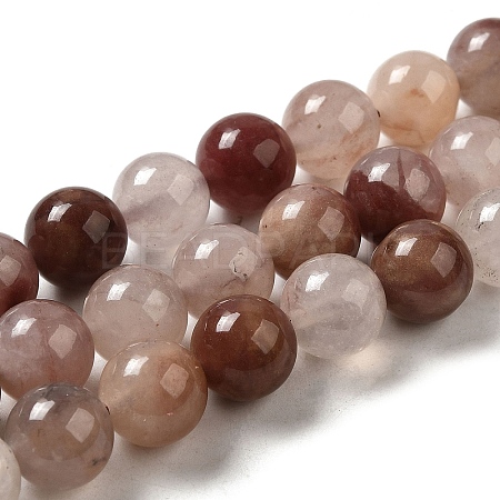 Natural Strawberry Quartz Beads Strands G-H298-A03-04-1