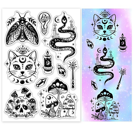 Custom PVC Plastic Clear Stamps DIY-WH0448-0027-1