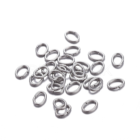 Tarnish Resistant 304 Stainless Steel Open Jump Rings A-STAS-F221-40P-I-1
