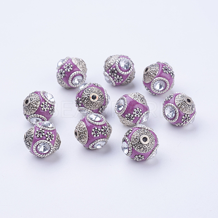 Handmade Indonesia Round Beads IPDL-R400-14-1