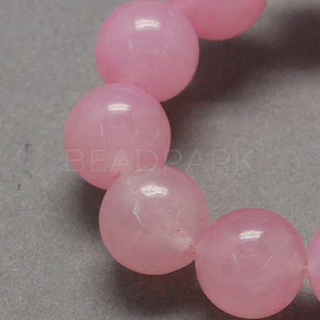 Natural White Jade Bead Strands G-R165-12mm-22-1