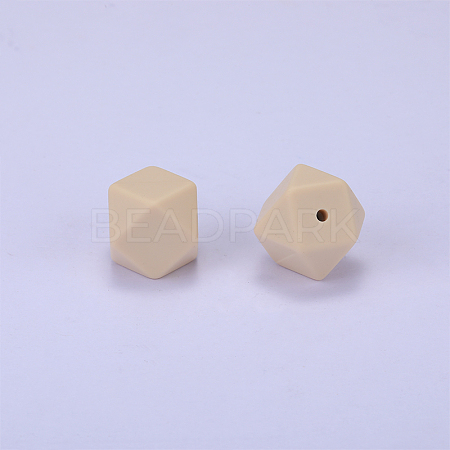 Hexagonal Silicone Focal Beads LS-SI-JX0020A-88-1