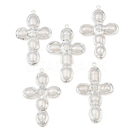 Natural Pearl Big Pendants KK-H516-19P-1