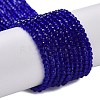 Transparent Glass Beads Strands GLAA-H021-04-09-1
