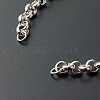 304 Stainless Steel Rolo Chain Bracelet X-AJEW-JB01012-3