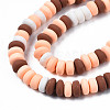 Handmade Polymer Clay Beads Strands CLAY-N008-008S-8