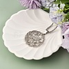 201 Stainless Steel Hollow Hummingbird Pendant Box Chain Necklaces for Women Men NJEW-M086-05P-4