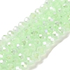 Baking Electroplate Glass Beads Strands DGLA-A039-J10mm-B17-1