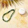 Natural Green Aventurine Chips Cell Phone Lanyard Wrist Strap HJEW-SW00018-01-3