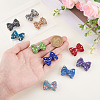 10Pcs 10 Colors Handmade Rhinestone Clay Pave Beads CLAY-PA0001-37-3