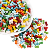 500Pcs Opaque Colours Glass Seed Beads SEED-PA0001-07-1