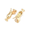 Brass Enamel Pendants KK-B157-20G-03-2